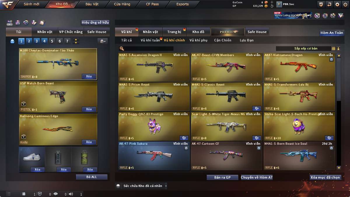 shop acc cf uy tin gia re